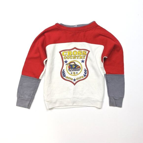 Vintage Garanimals Sweatshirt Boys Size 3T Cross Countr Graphic Sweater - Picture 1 of 3